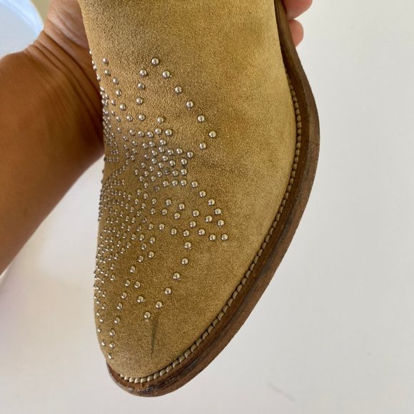 Steven by Steve Madden Suede Western Studded Boots - Picture 9 of 10